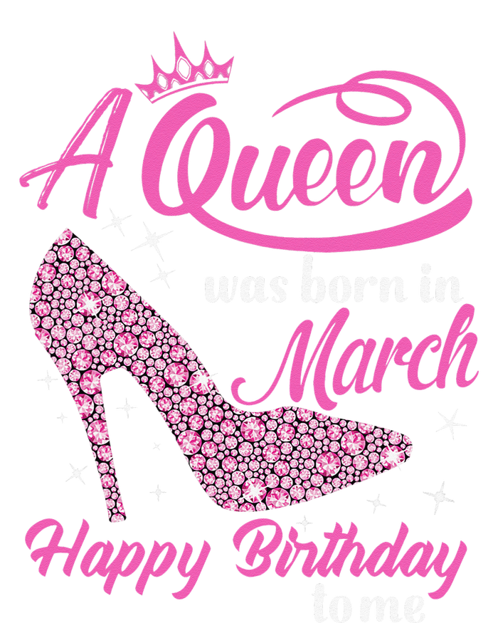 Queens Are Born In March Gift Funny March Birthday wo Kids Hoodie