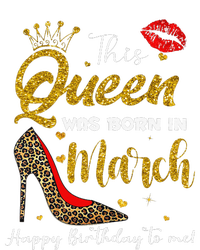 This Queen Was Born In March Happy Birthday Tall T-Shirt