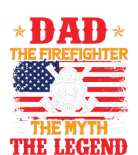 Dad The Firefighter The Myth The Legend Fathers Day Gifts Canvas