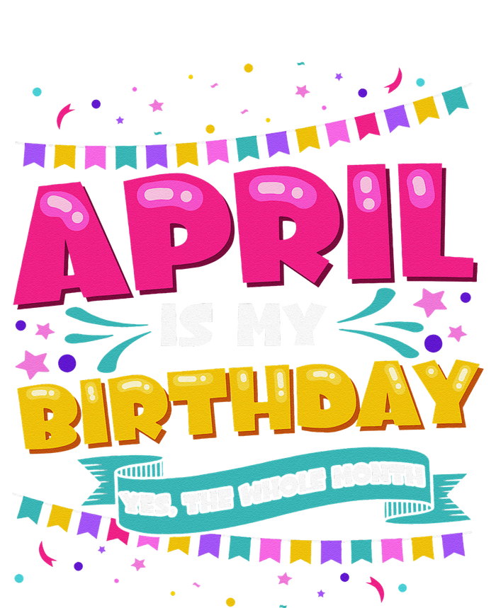 April Birthday Wo Funny April is my Birthday Zip Tote Bag