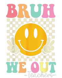 Bruh We Out teachers Cute End of School Groovy Summer Funny T-Shirt