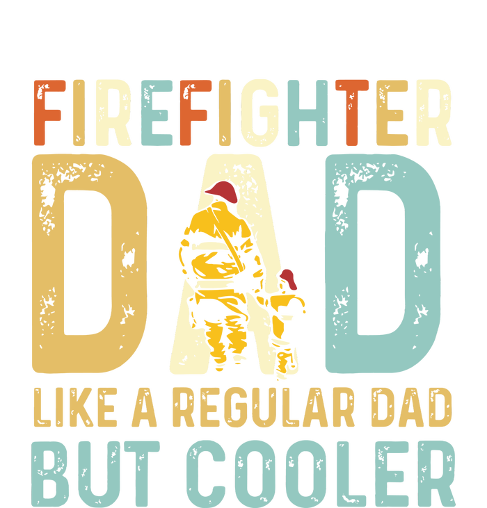 Firefighter Dad Like A Regular Dad But Cooler Vintage Father Day Gift Kids Hoodie