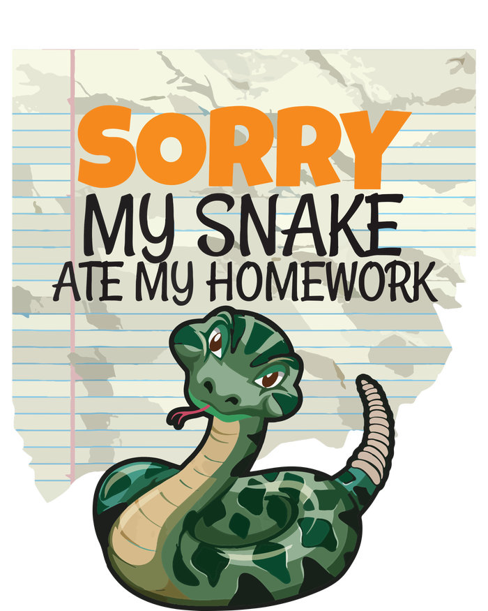 Sorry My Snake Ate My Homework Teacher School Poster