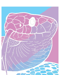 Vaporwave Snake Aesthetic Pastel Goth Serpent Dry Zone Grid Polo