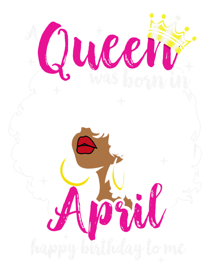 Cool A Queen Was Born In April Happy Birthday To Me Gifts Doggie Tank