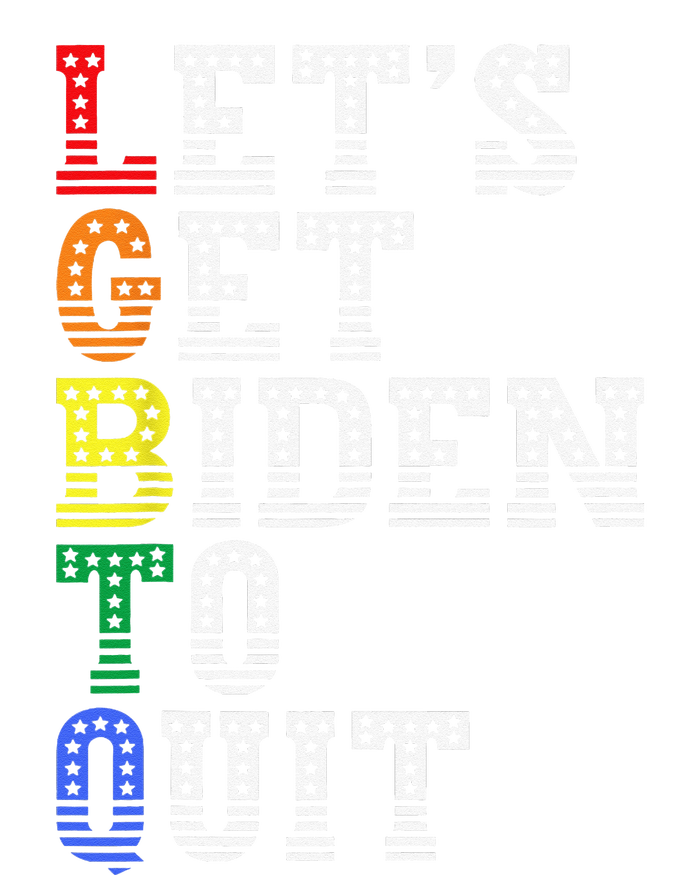 Funny LGBTQ Anti Biden Let's Get Biden To Quite Baby Long Sleeve Bodysuit