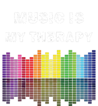 Music Is My Therapy Equalizer DJ Musical Quotes Gift T-Shirt