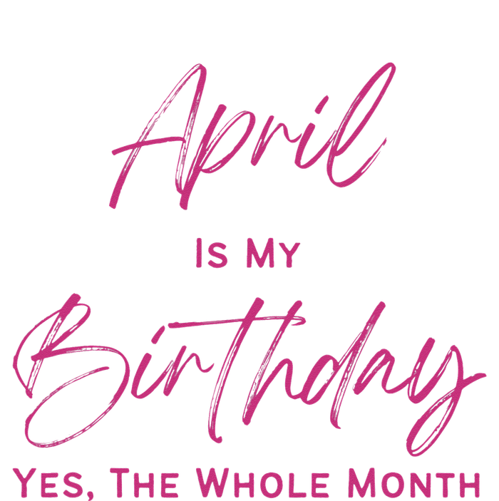 Birthday tee April Is My Birthday Yes The Whole Month Women’s Perfect Tri Rocker Tank