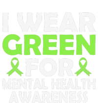 In May We Wear Green Mental Health Awareness Month High Crown Mesh Back Trucker Hat