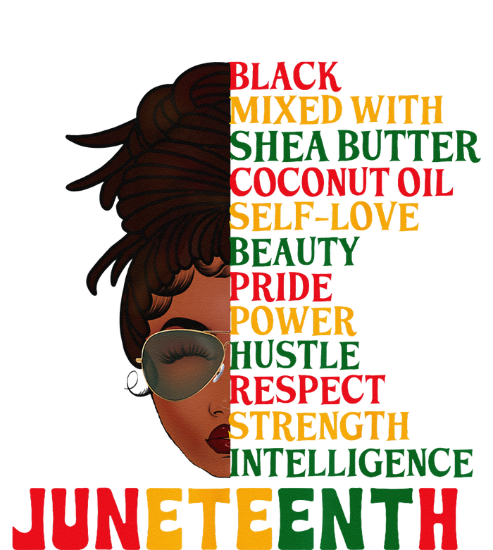 Juneteenth Is My Independence Day Black  Black Pride Womens CVC Long Sleeve Shirt