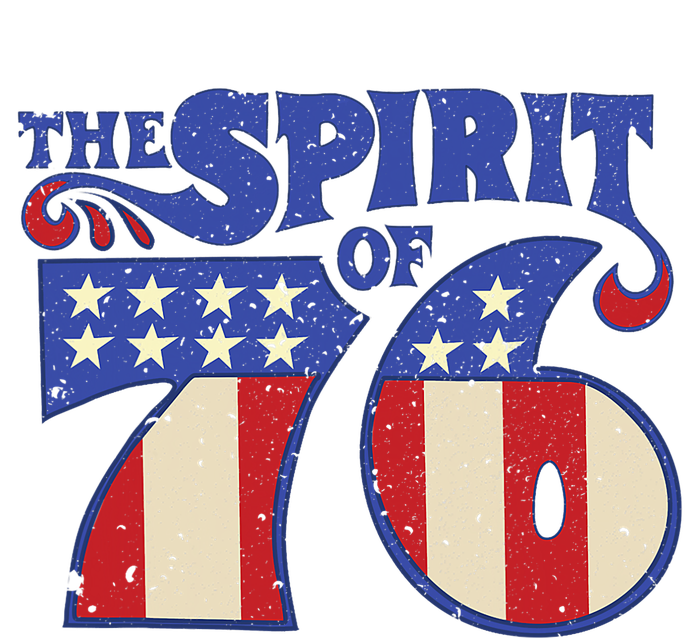 The Spirit 76 Vintage Retro 4th Of July Independence Day Hoodie