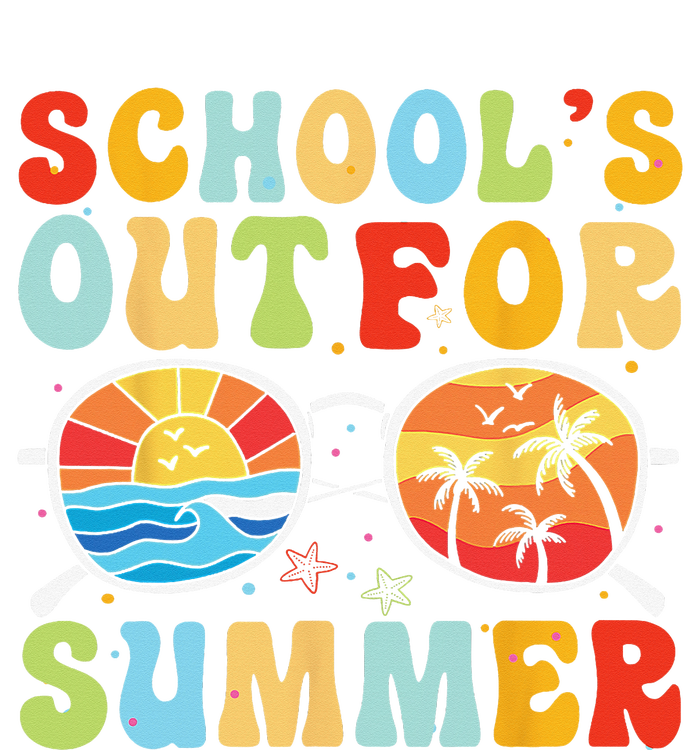 Last Day Of School Retro Schools Out For Summer Teacher T-Shirt