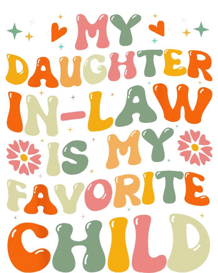 My Daughterinlaw Is My Favorite Child Funny Fathers Day Short Acrylic Beanie