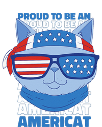 Proud To Be An Americat 4th Of July Americat US Flag Full Zip Hoodie