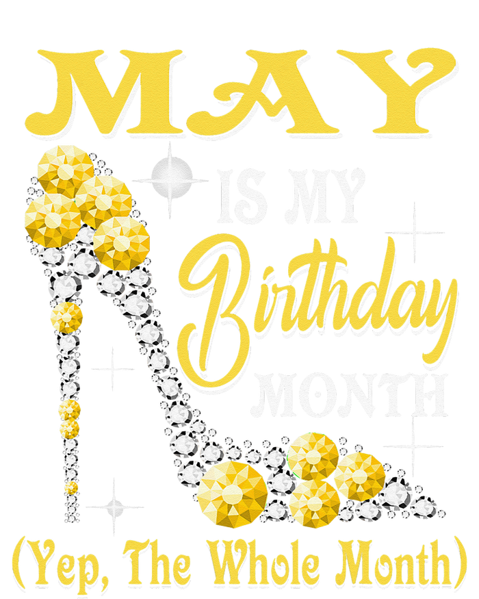 May Is My Birthday Month Yep The Whole Month shoes Gifts Womens Cotton Relaxed Long Sleeve T-Shirt