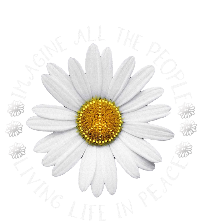 All The People Imagine Living Life In Peace Sunflower 7-Panel Snapback Hat