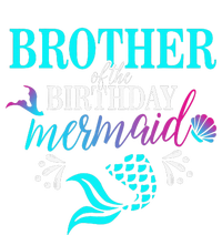 Brother Of The Birthday Mermaid Matching Family Yupoong Adult 5-Panel Trucker Hat