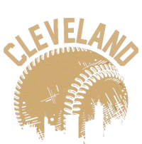 Cleveland Baseball Skyline Ohio Player Coach Fan Womens CVC Long Sleeve Shirt