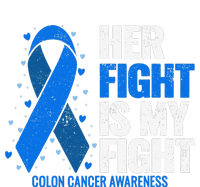 Colon Cancer Her Fight is my Fight Colon Cancer Awareness Sustainable Beanie