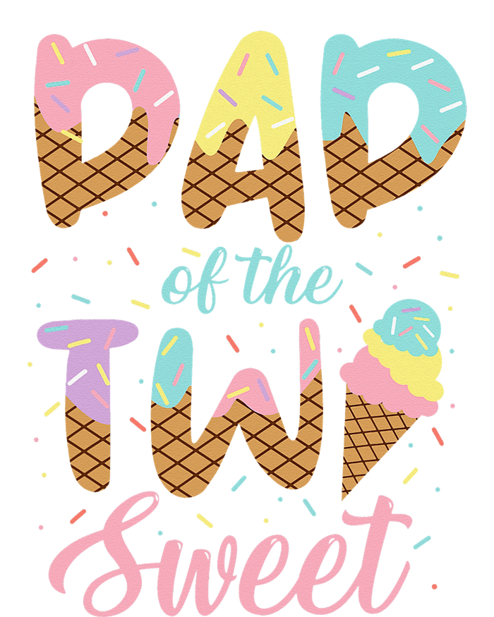 Dad of the Two Sweet Birthday Ice Cream Lovers 2nd Women's Pullover Hoodie