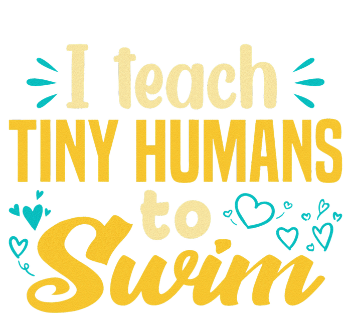 Cool Swim Coach I Teach Tiny Humans To Swim Swimming Teacher Women’s Perfect Tri Rocker Tank