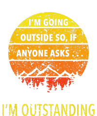 Funny Outdoor Dad Joke Pun I'm Outstanding Tank Top