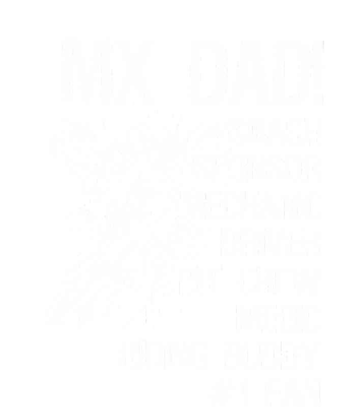 MX Dad Coach Sponsor Mechanic Driver Riding Buddy Dirt Bike Fathers Day Gift T-Shirt