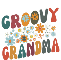 Groovy Grandma Retro Colorful Flowers Design Grandmother Ladies Essential Flowy Tank