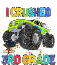 I Crushed 3rd Grade Funny Monster Truck Graduation Gifts USA-Made Doggie Bandana