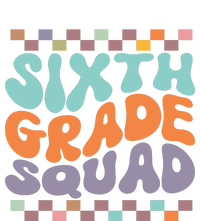 Sixth Grade Squad Retro Groovy Happy First Day Of School Gift Women's Pullover Hoodie