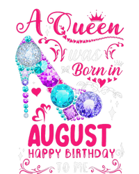 A Queen Was Born In August Birthday Ladies Long Sleeve Shirt