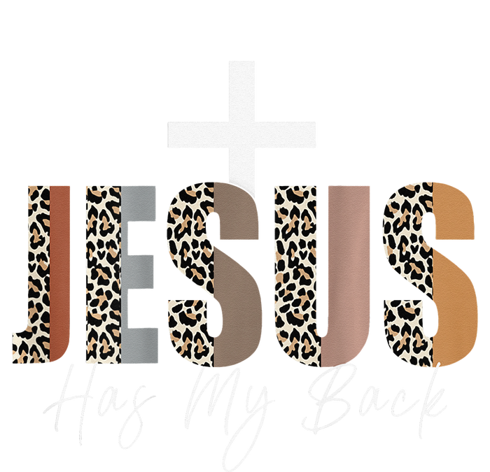 Jesus Has My Back Christian Gifts Jesus Loves You Leopard Legacy Cool Fit Booney Bucket Hat