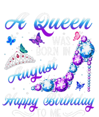 A queen was born in August Cute Birthday Gift Baby Long Sleeve Bodysuit