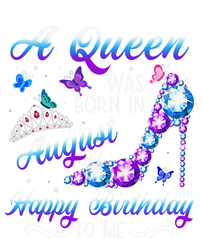 A queen was born in August Cute Birthday Gift Baby Long Sleeve Bodysuit