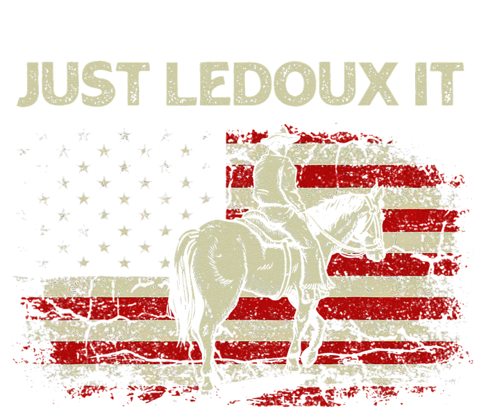 Just Ledoux It Cow Whiskey Wine Lover Vintage USA Flag T-Shirt