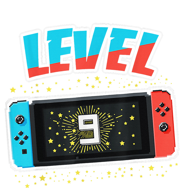 Level 9 Birthday 9 Years Old Video Games Gift T-Shirt