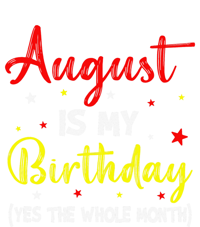 August Is My Birthday The Whole Month August Birthday Month Metallic Star Ornament