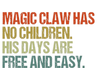 Magic Claw Has No Children His Days Are Free And Easy Women's Knotted Racerback Tank