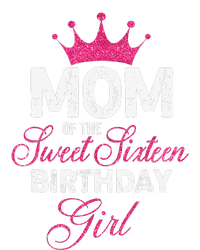 Mom of the Sweet Sixteen Birthday 16th Pink Crown Kids Long Sleeve Shirt