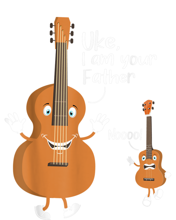 Uke I Am Your Father Guitar Ukulele Music Hilarious Gift Cooling Performance Long Sleeve Crew