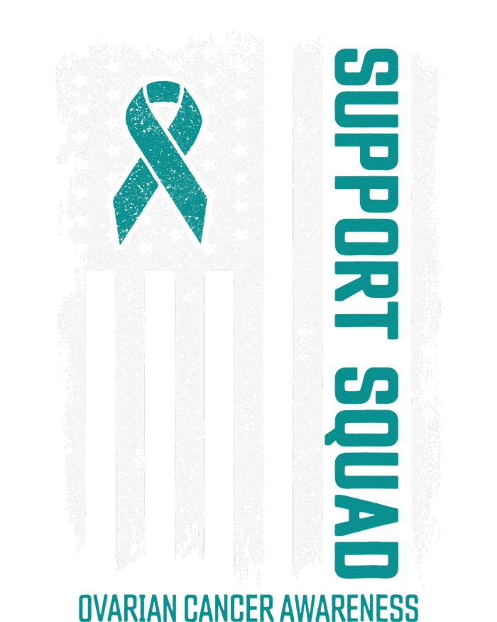 Ovarian Cancer Support Squad Ovarian Cancer Awareness Tie-Dye T-Shirt