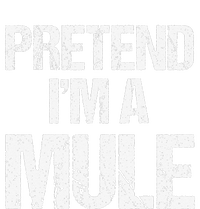 Pretend I'm a Mule Costume Funny Lazy Halloween Mesh Reversible Basketball Jersey Tank