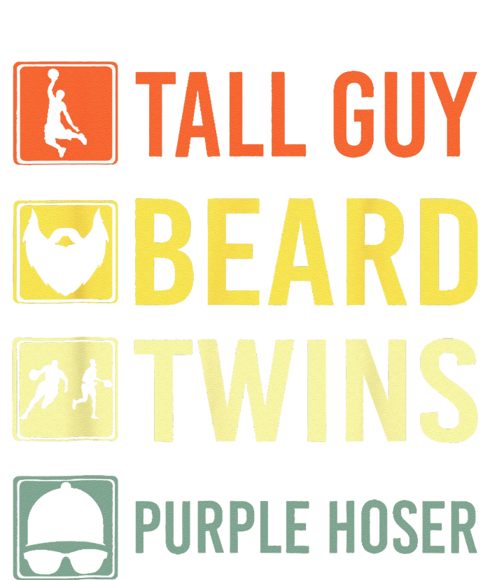 Perfect For Dude Tall Guy Beard Twins Purple Hoser Women's T-Shirt