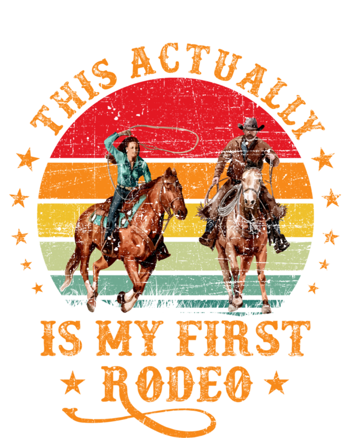 This Actually Is My First Rodeo Country Life Howdy Vintage Toddler Sweatshirt