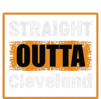 Straight Outta Cleveland Ohio USA Retro Distressed Vintage T-Shirt