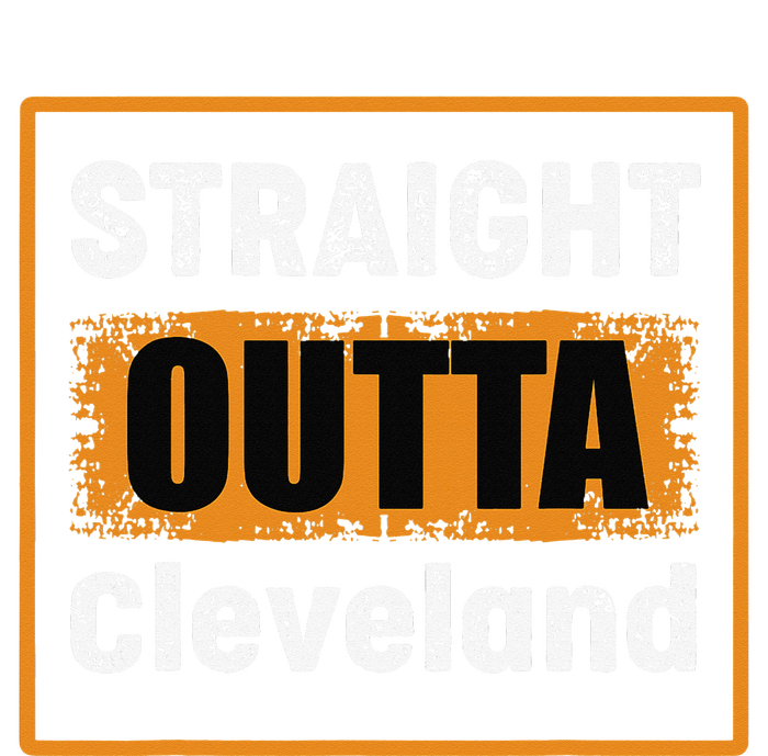 Straight Outta Cleveland Ohio USA Retro Distressed Vintage T-Shirt