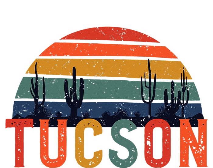 Tucson Arizona Retro Vintage Arizona Sunset High Crown Mesh Back Trucker Hat