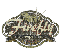 Vintage Firefly Ship Works Distressed Kids Hoodie