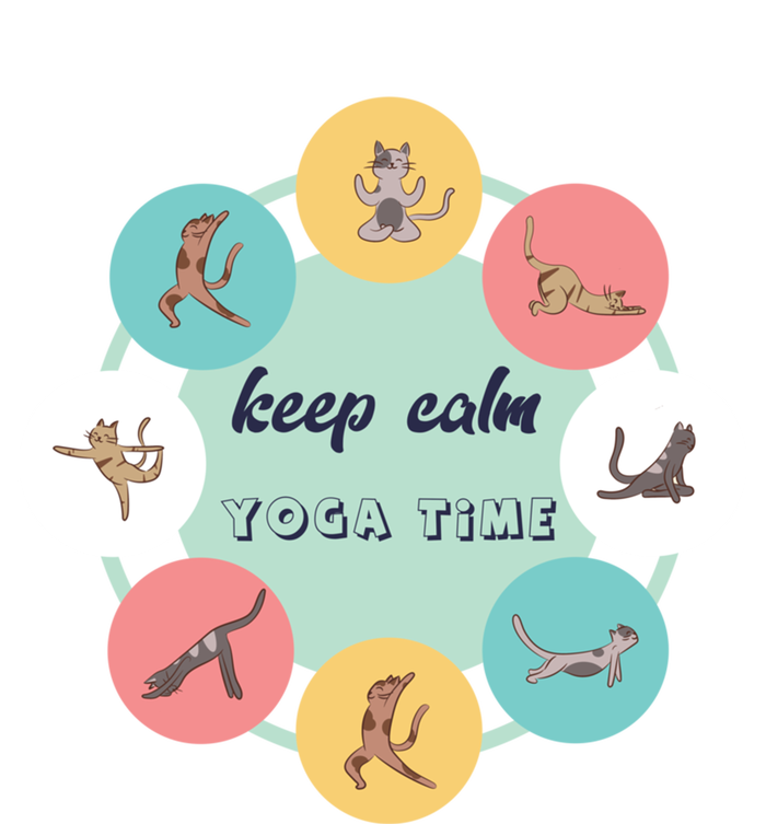 Keep Calm Yoga Time Gift T-Shirt