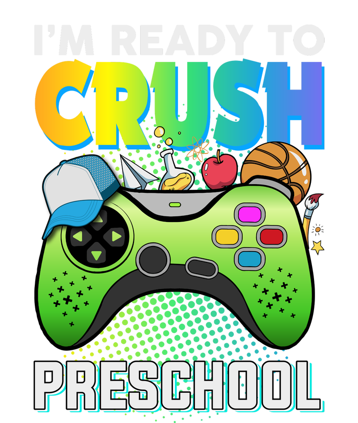 Im Ready To Crush Preschool Back To School Video Game Boy Gift Womens California Wash Sweatshirt